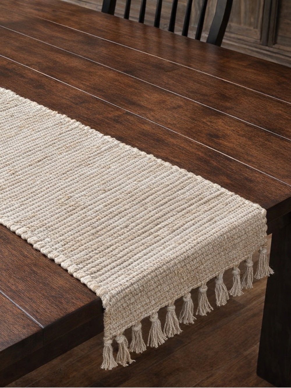 Jute Table Runner 14x72" for Boho or Coastal Decor